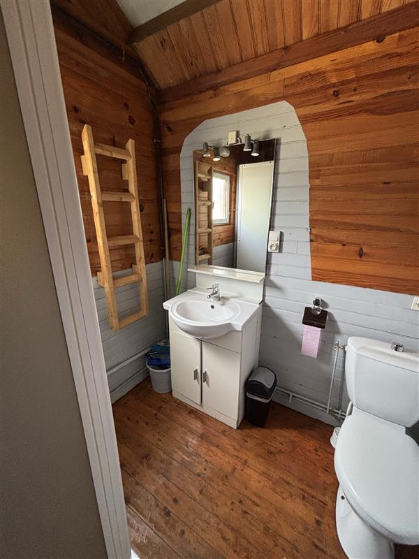 Salle de bain dans le chalet des noix