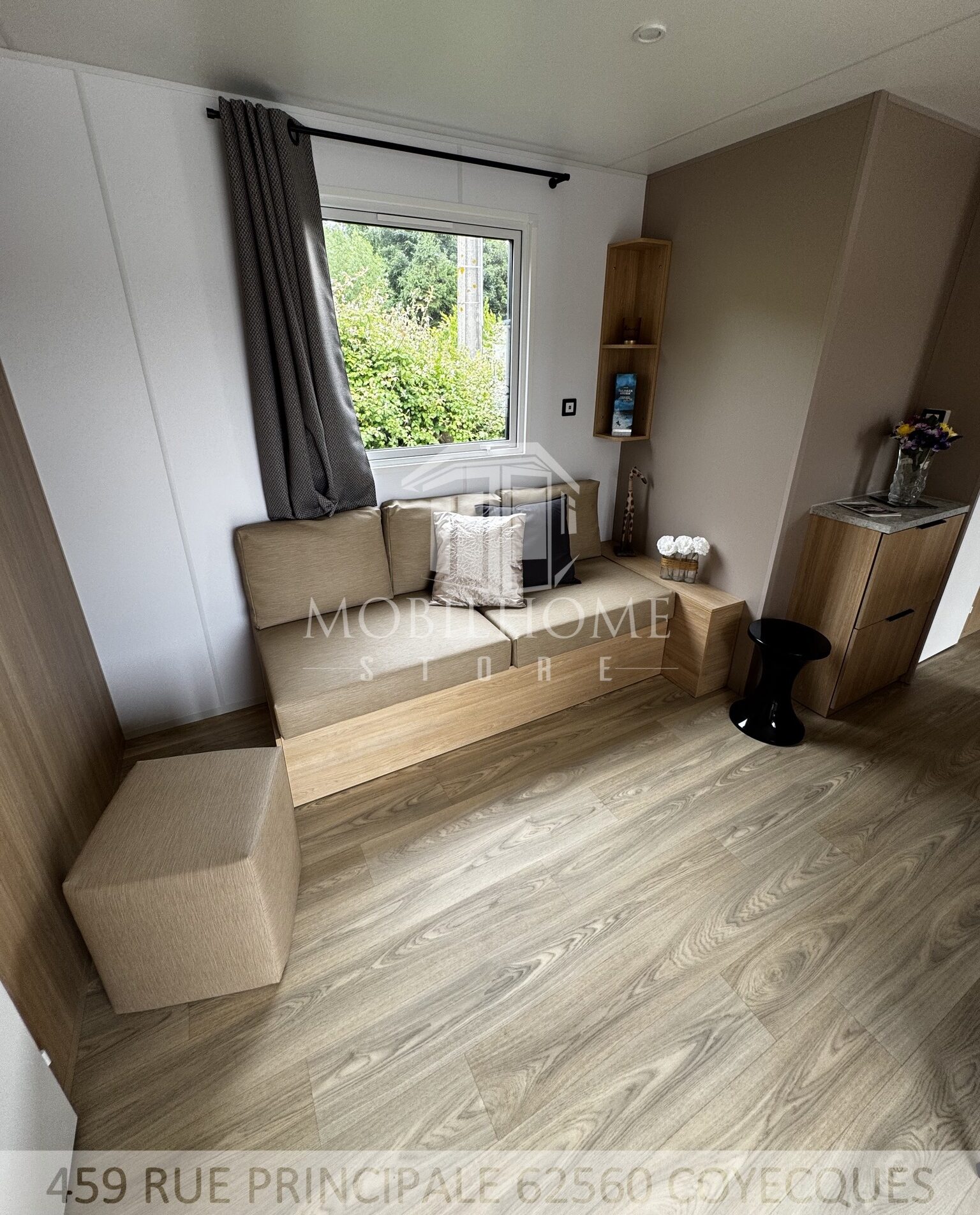 Photo du salon du mobil-home LOUISIANE CARAIBES