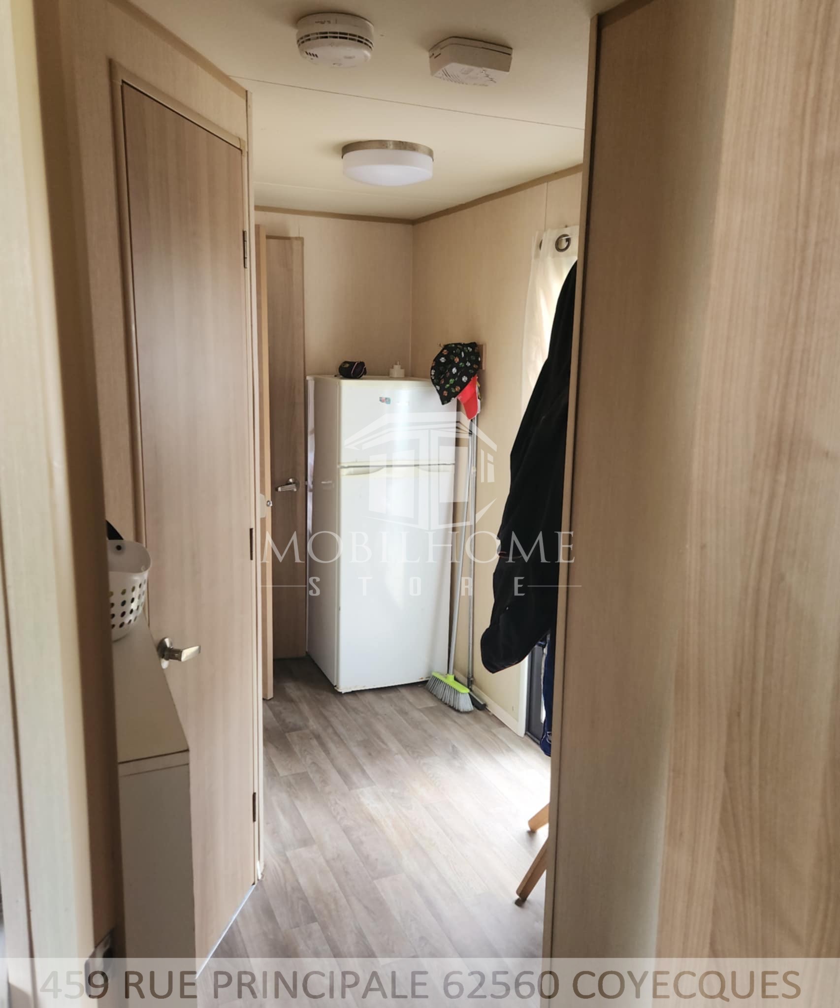 Photo du couloir du mobil-home ABI TEBAY