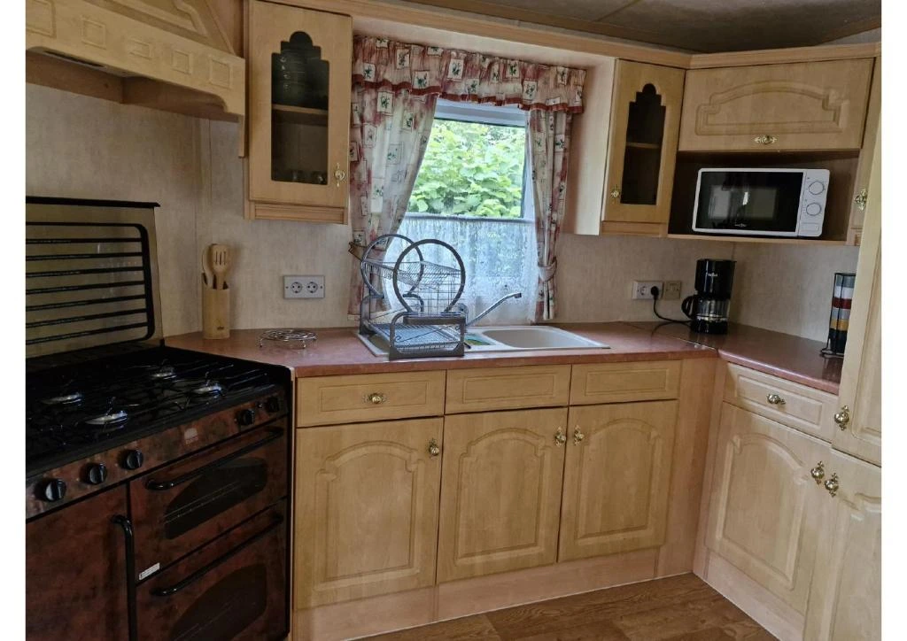 Photo de la cuisine du mobil-home Bécasse