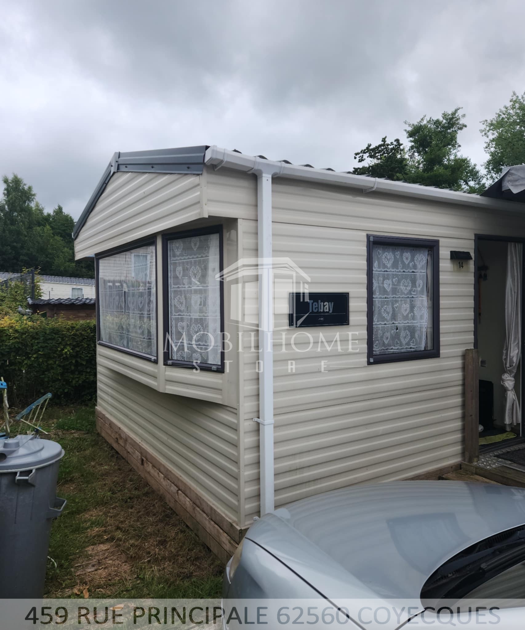 Photo de la devanture du mobil-home ABI TEBAY