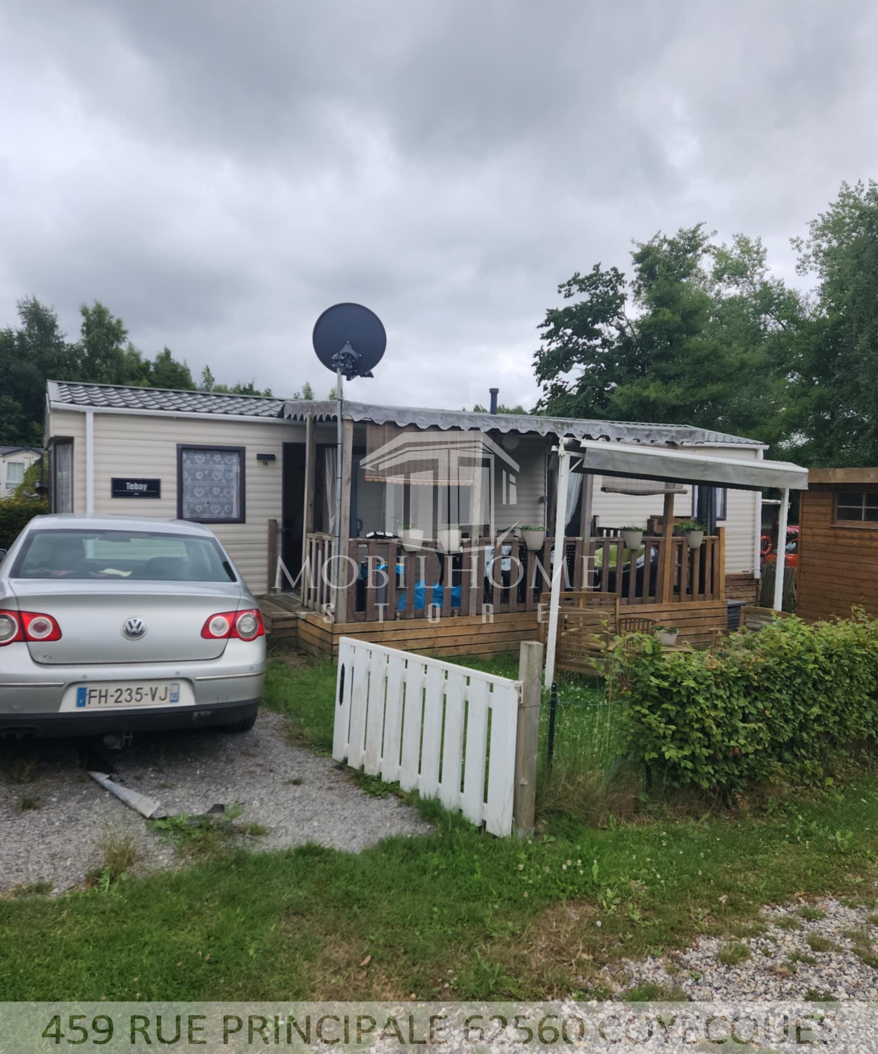Photo de la devanture du mobil-home ABI TEBAY