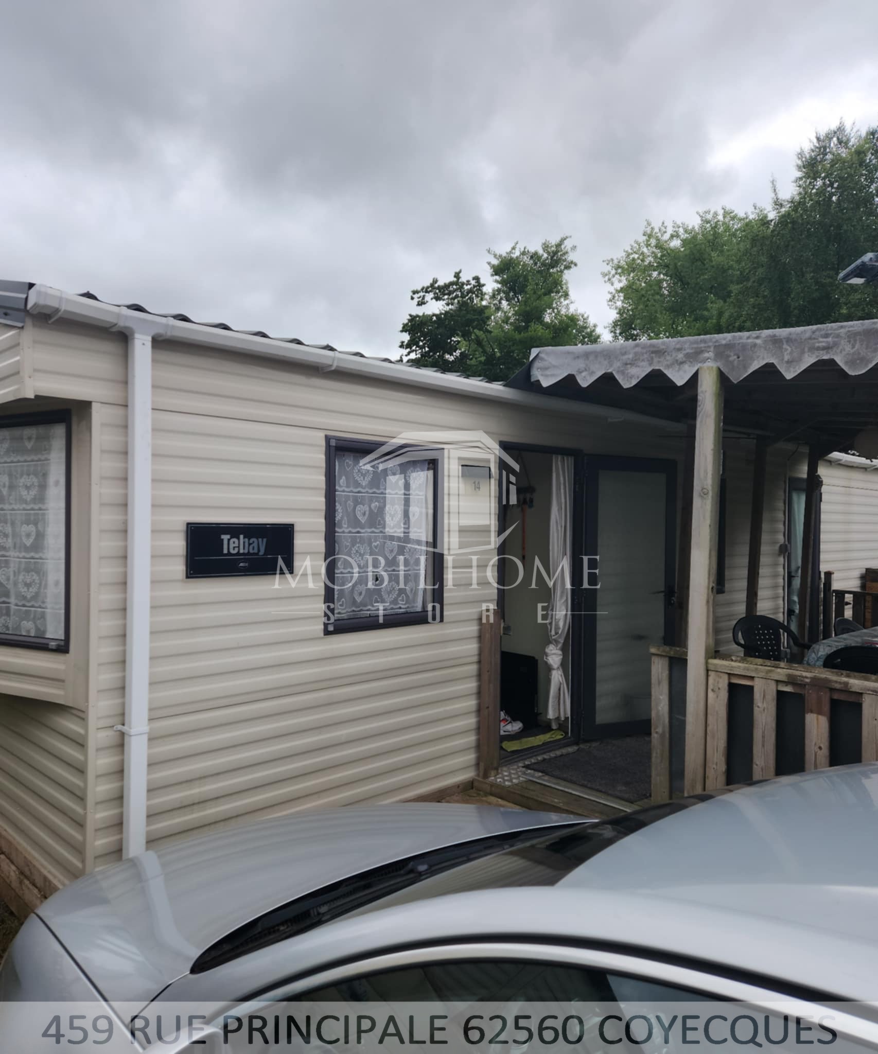 Deuxième photo de la devanture du mobil-home ABI TEBAY