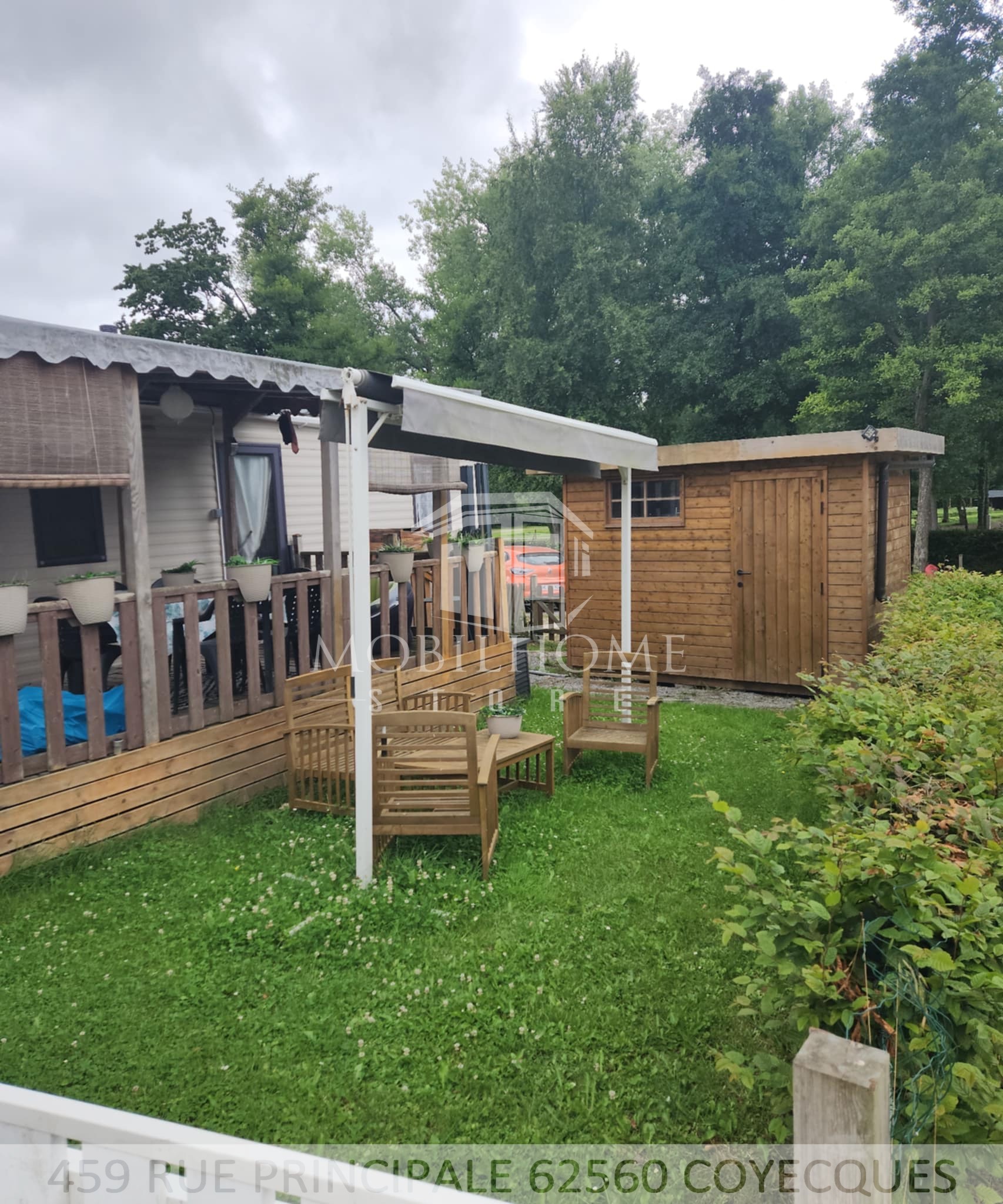 Photo du jardin du mobil-home ABI TEBAY