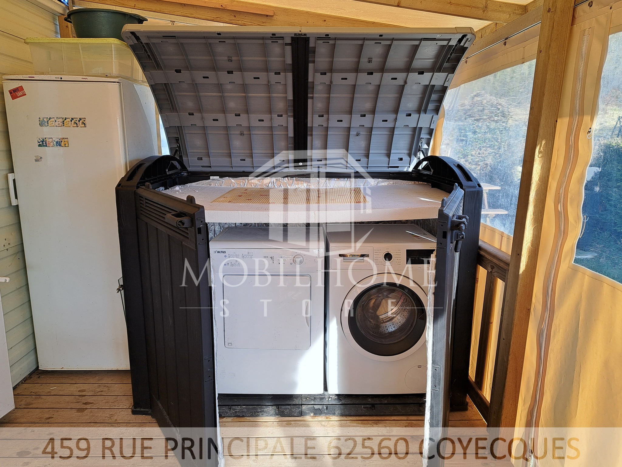 Photo des machines de lavage du mobil-home BK BLUEBIRD SHERATON