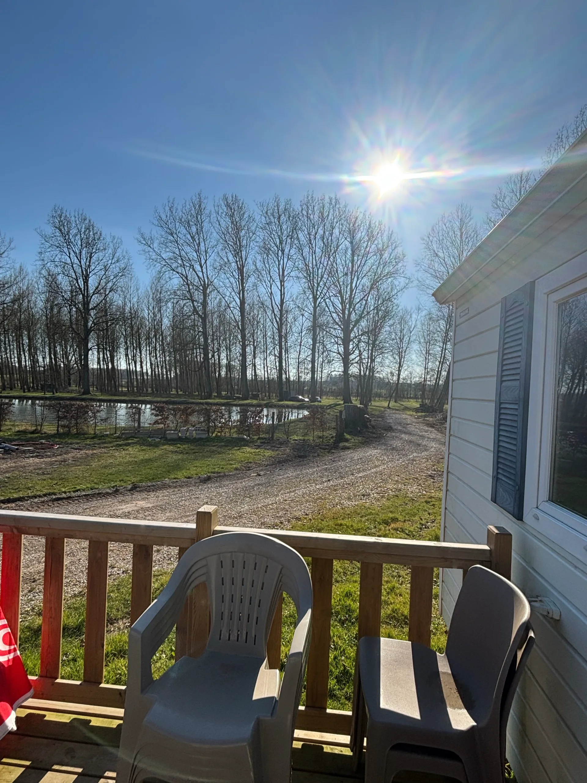 Photo de la vue du mobil-home Alouette