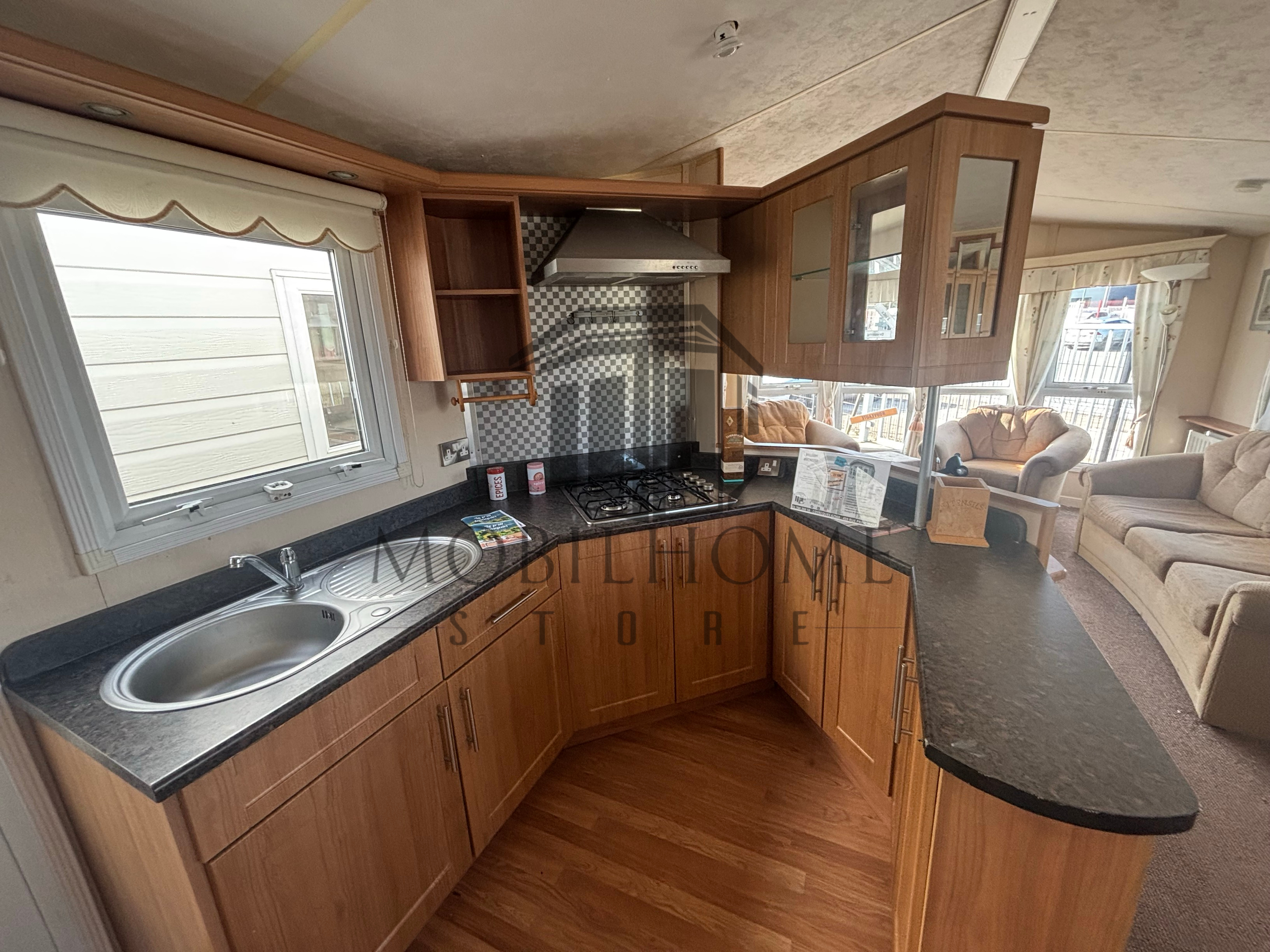 Cuisine équipée du mobil-home Willerby Winchester