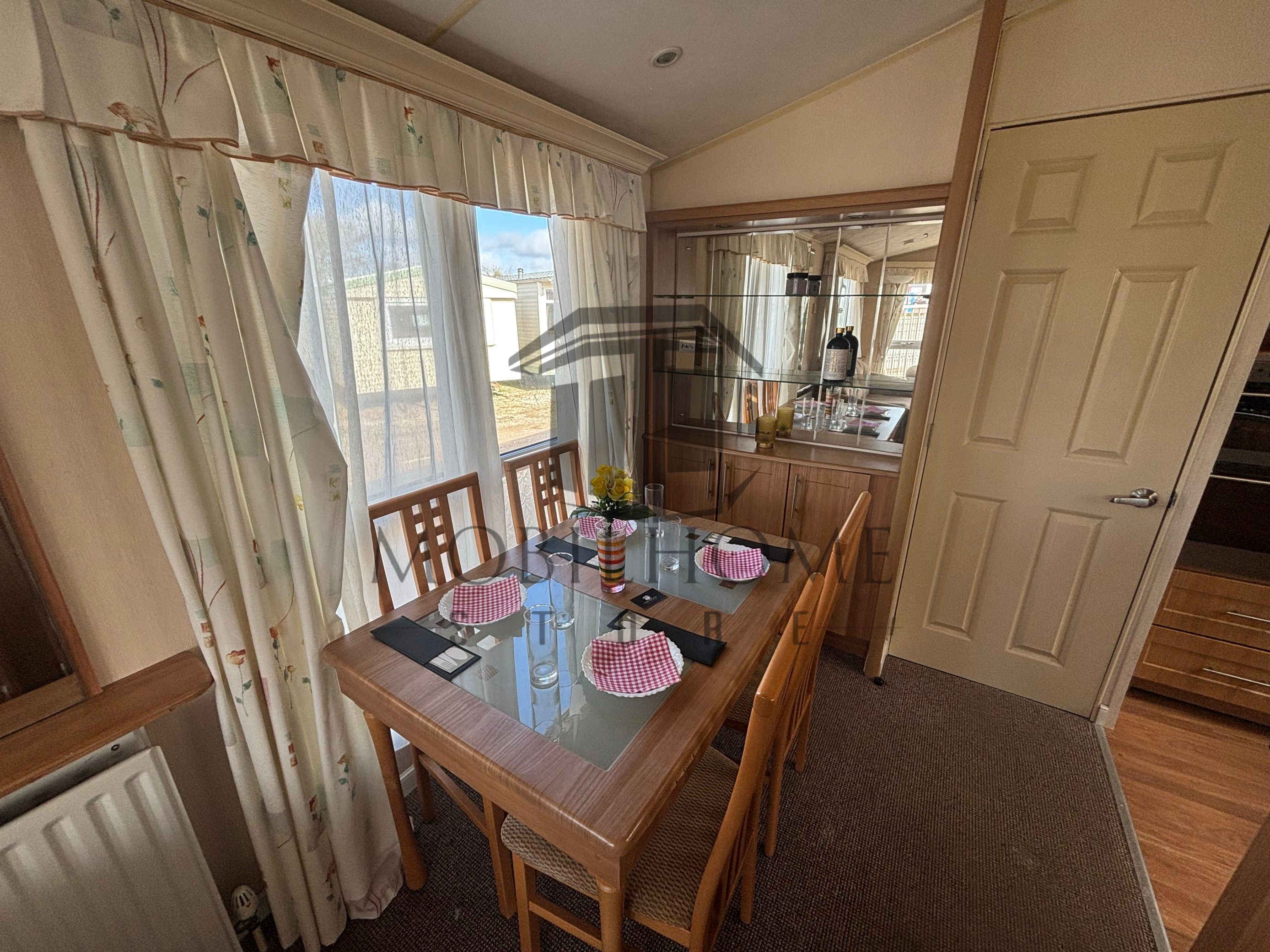 Coin repas du mobil-home Willerby Winchester
