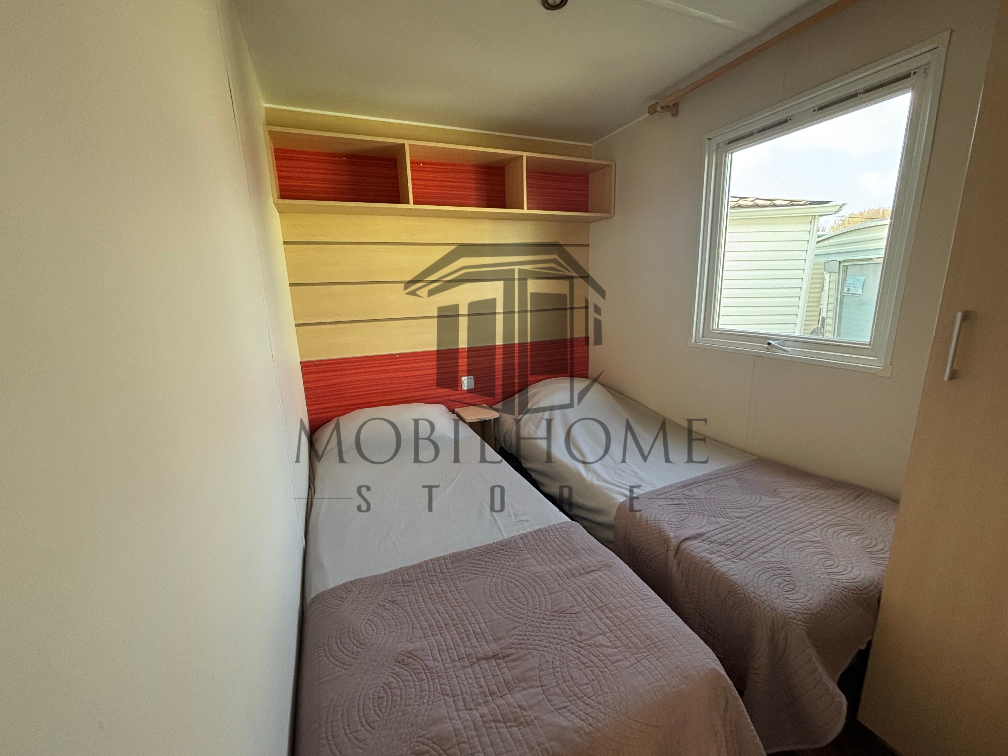 Deuxième chambre du mobil-home IRM SUPER TITANIA 3 CH