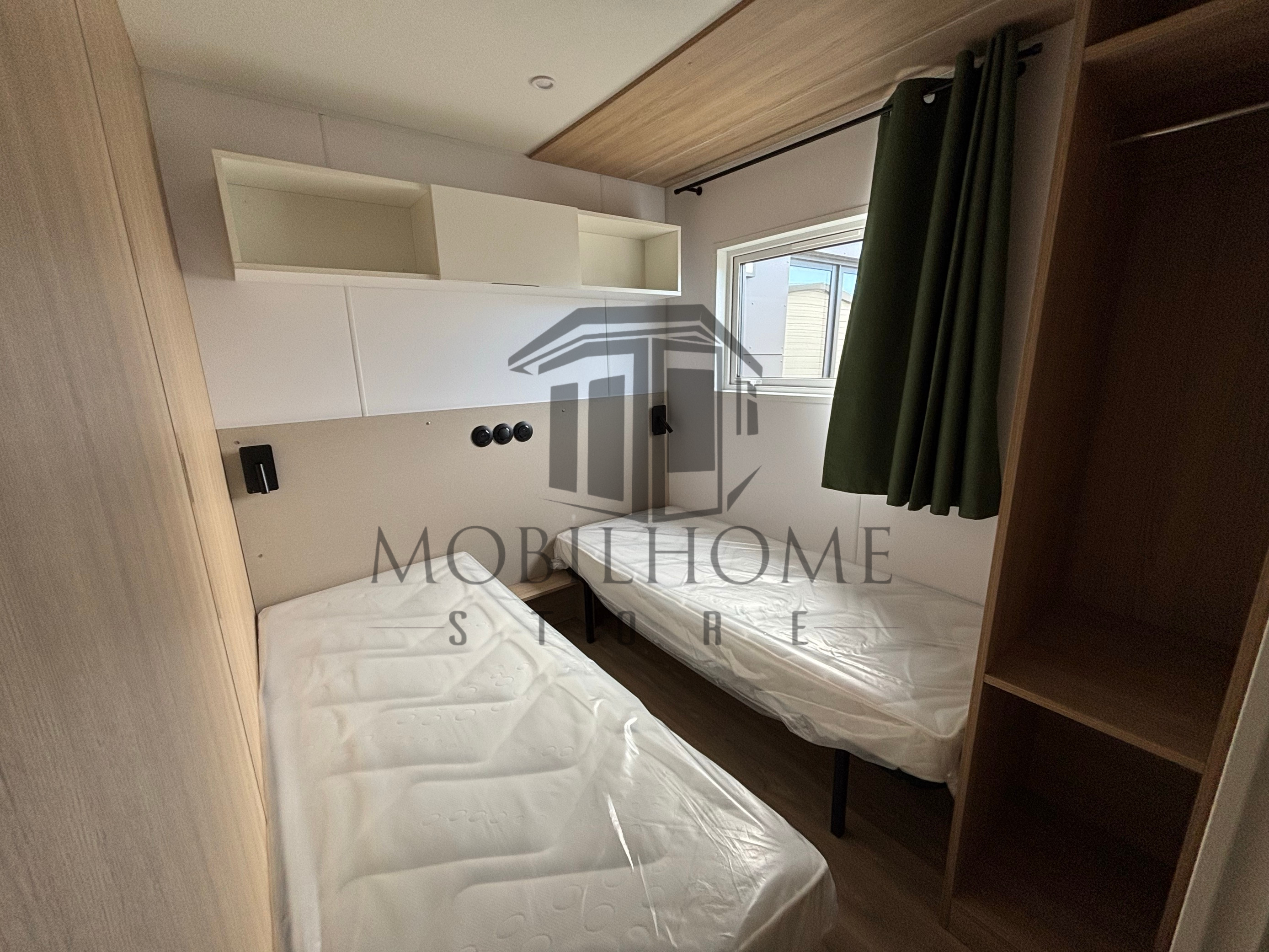 Deuxième chambre du mobil-home LOUISIANE TAOS F6