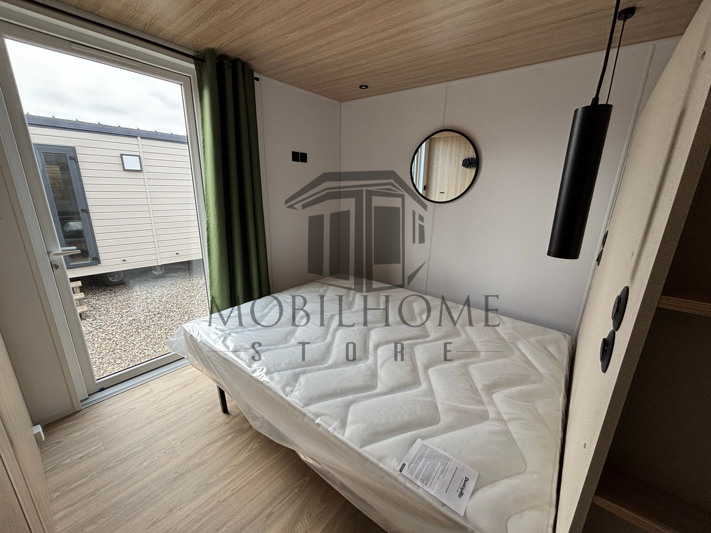 Chambre parentale du mobil-home LOUISIANE TAOS F6