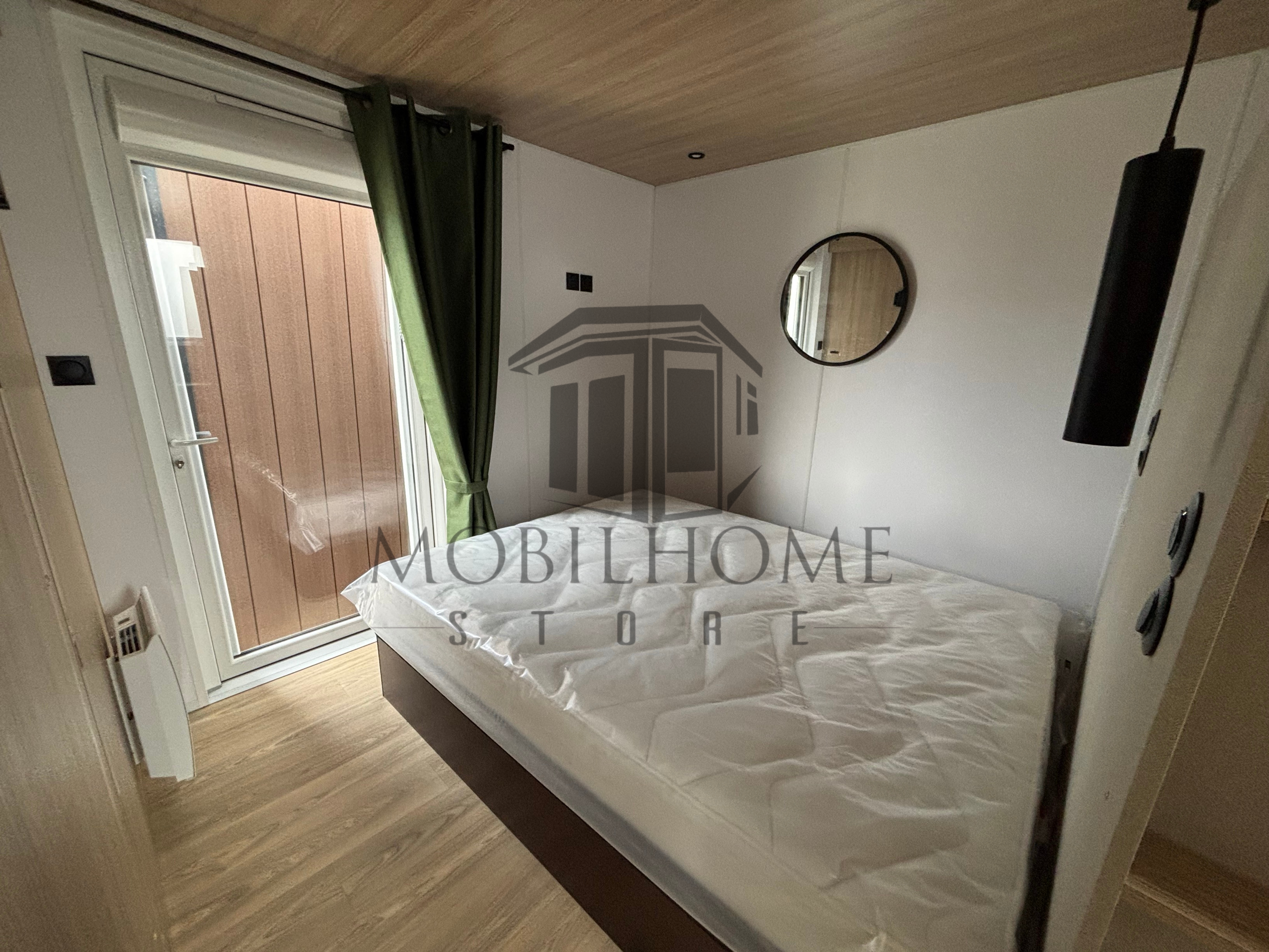 Chambre parentale du mobil-home LOUISIANE TAOS F4