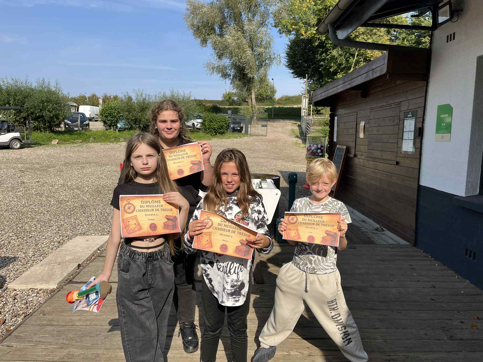 Chasse au trésor avec les enfants