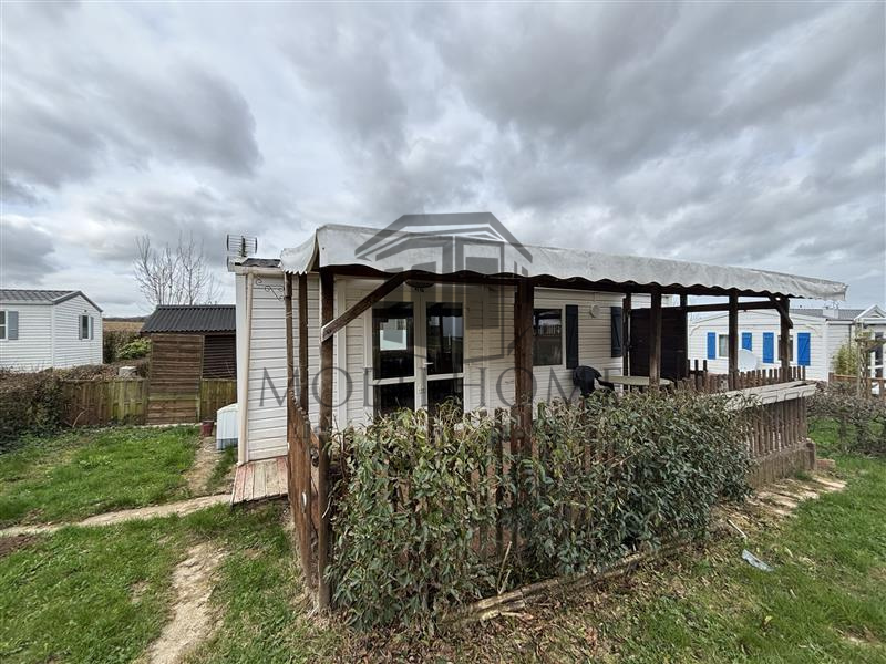 Devanture du mobil-home P146