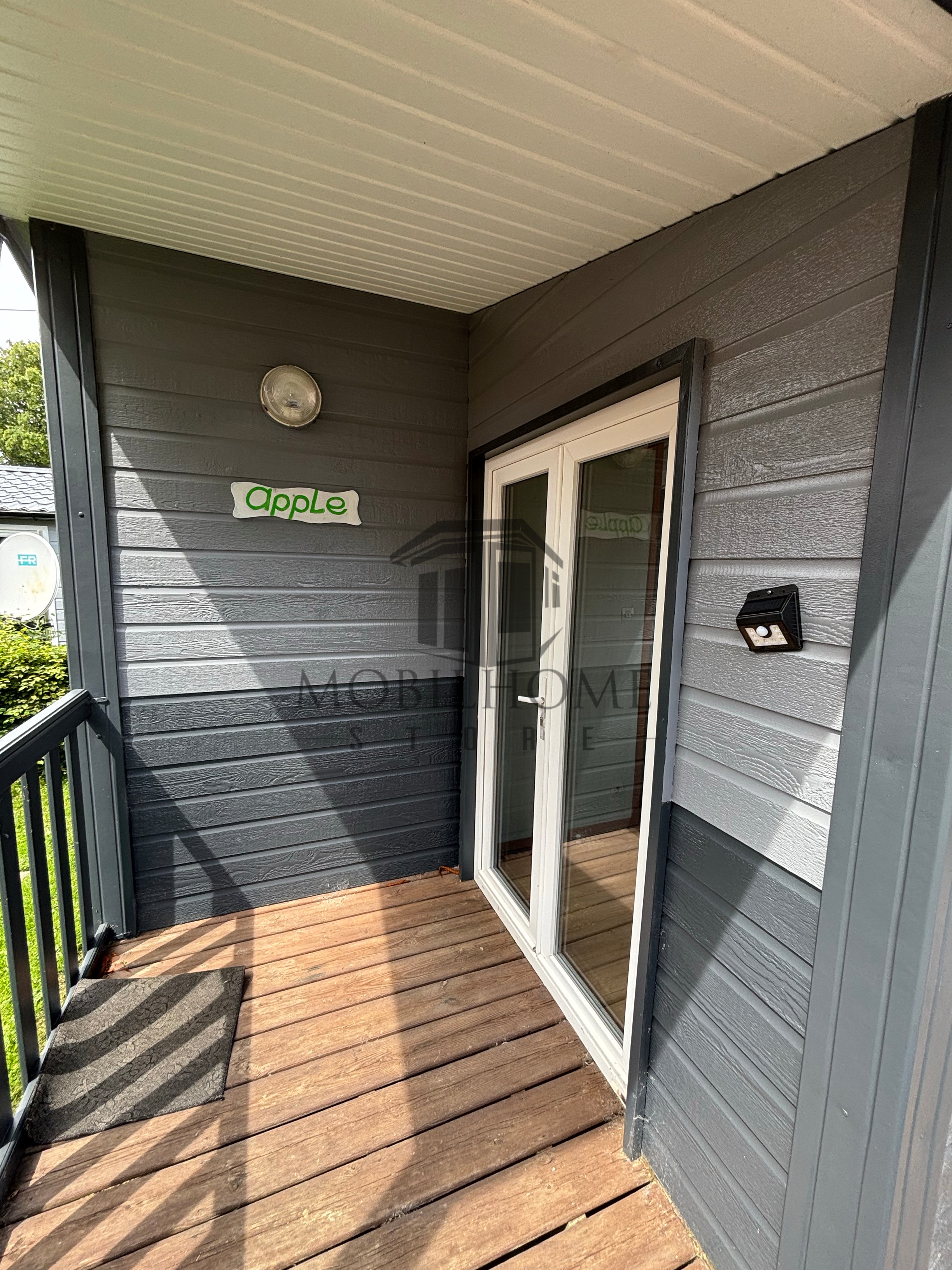 Devanture du mobil-home P26