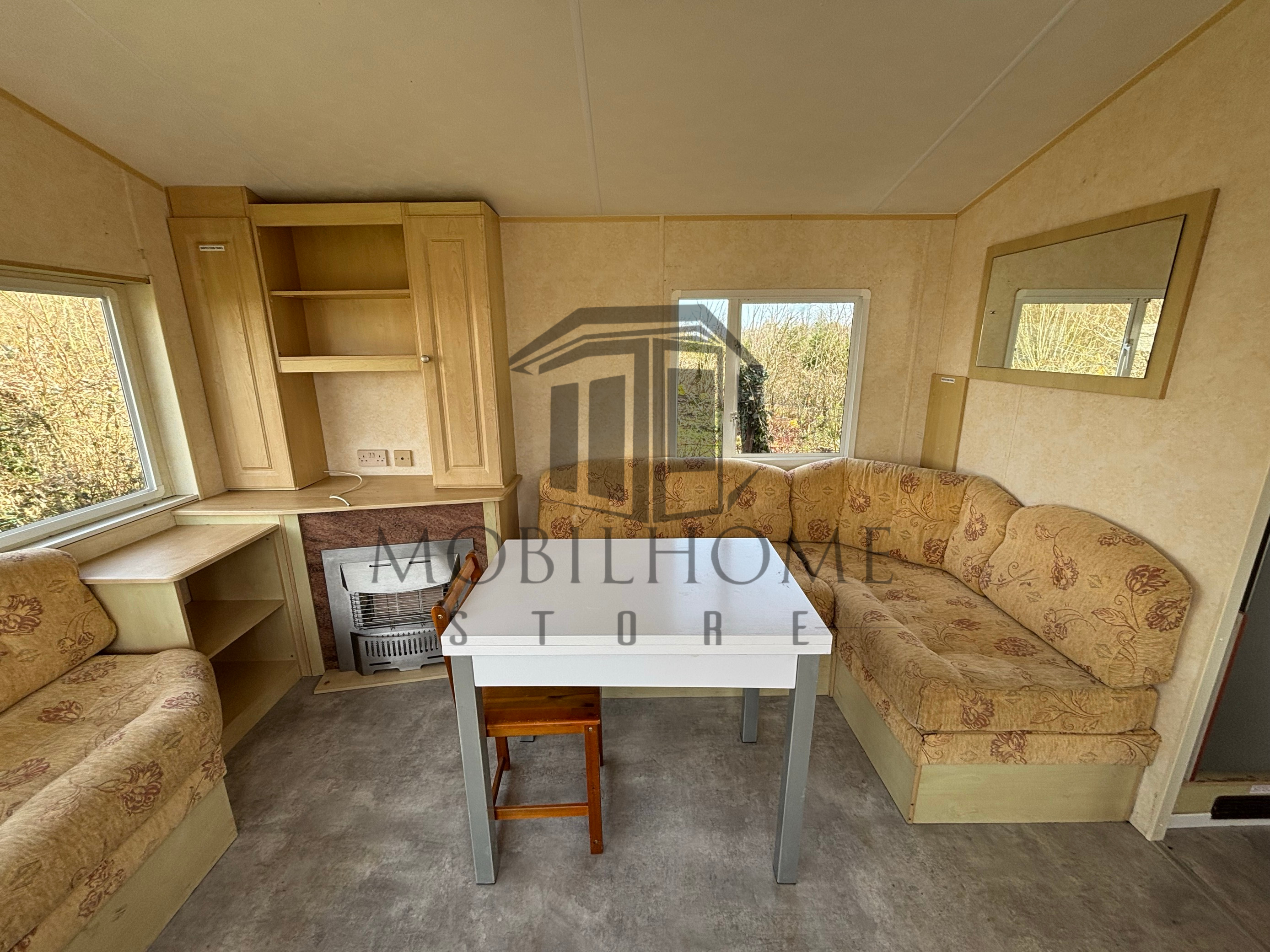 Salon et séjour du mobil-home P36B