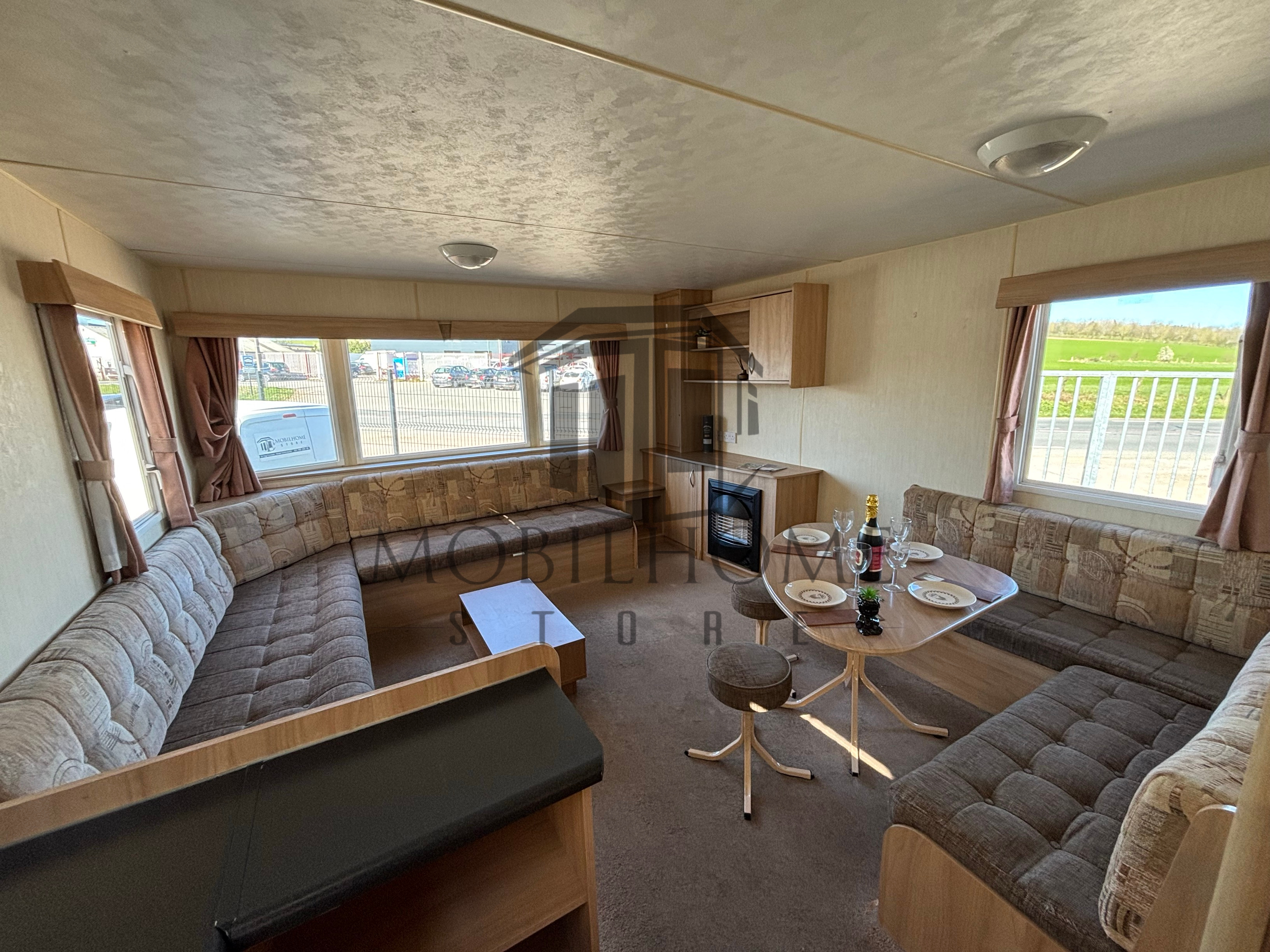 Séjour du mobil-home ABI HORIZON