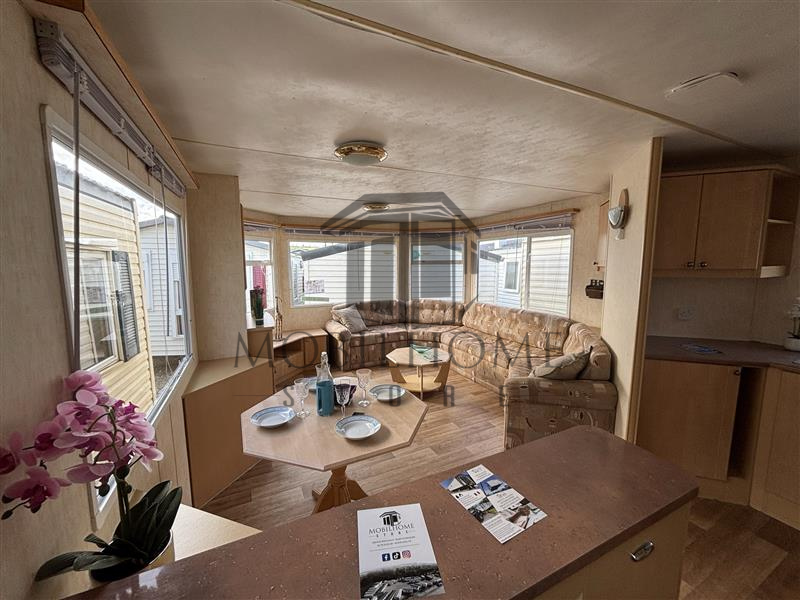 Séjour du mobil-home BK Parkstone