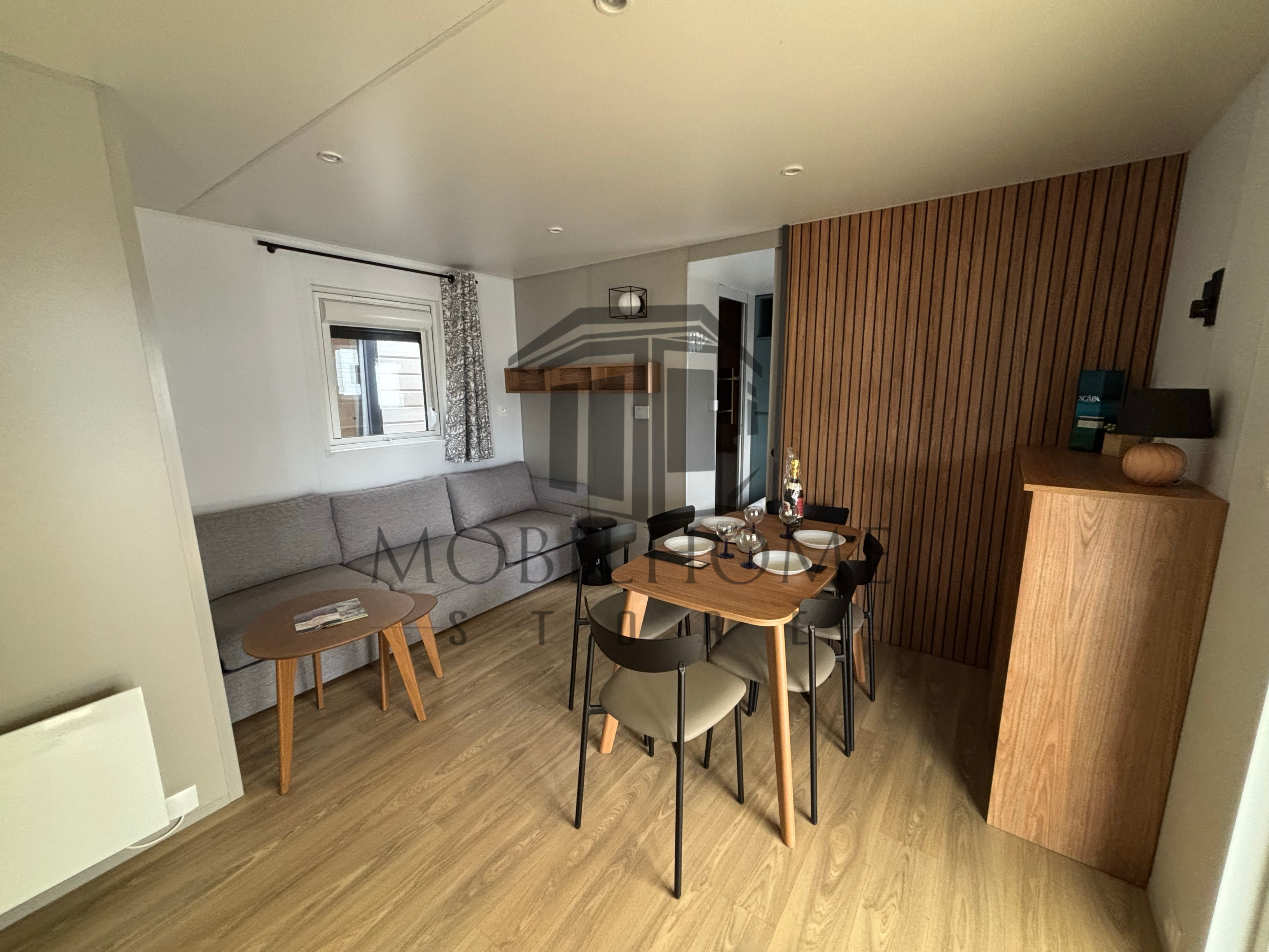 Séjour du mobil-home LOUISIANE PONANT