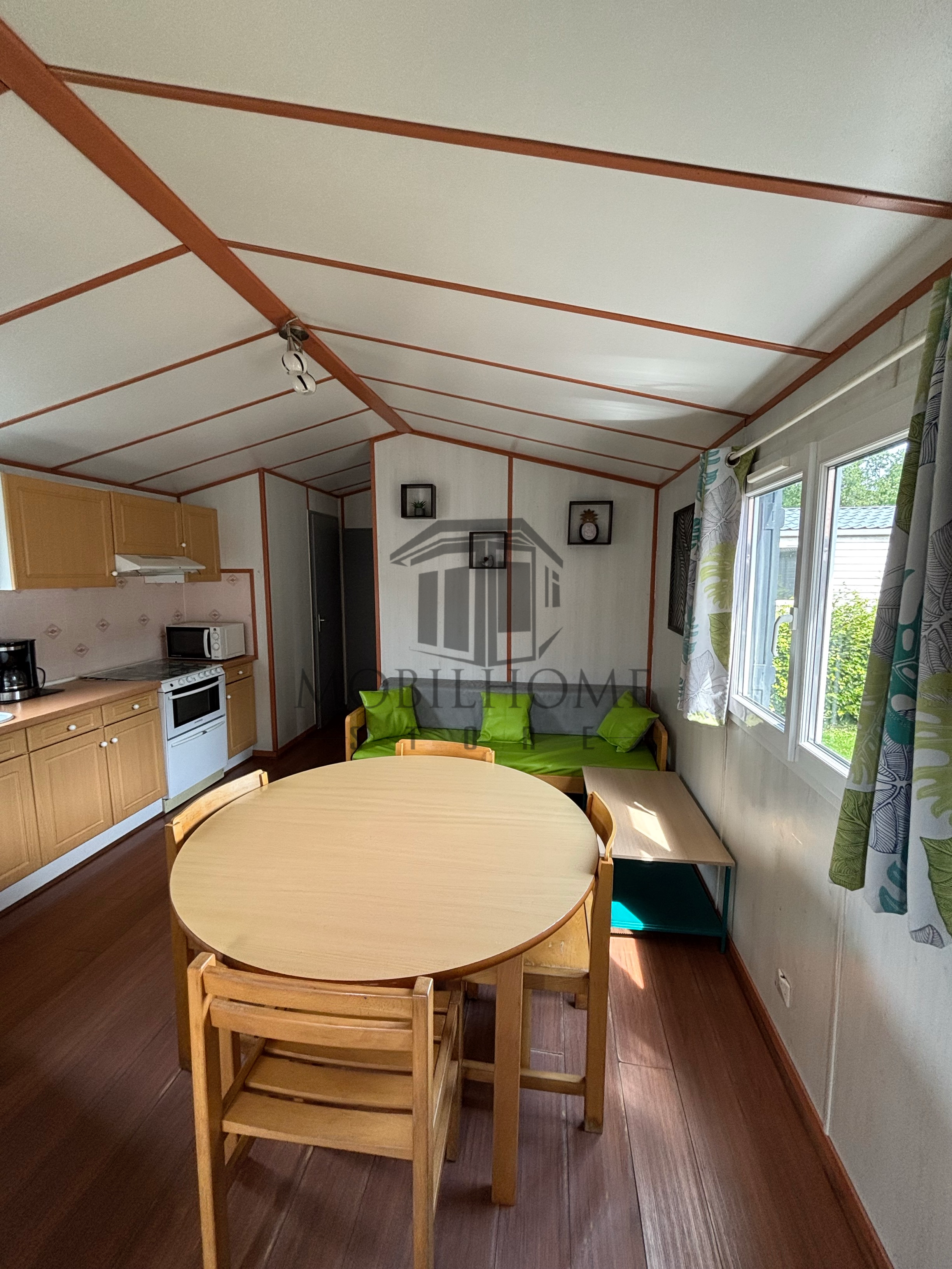 Séjour du mobil-home P26