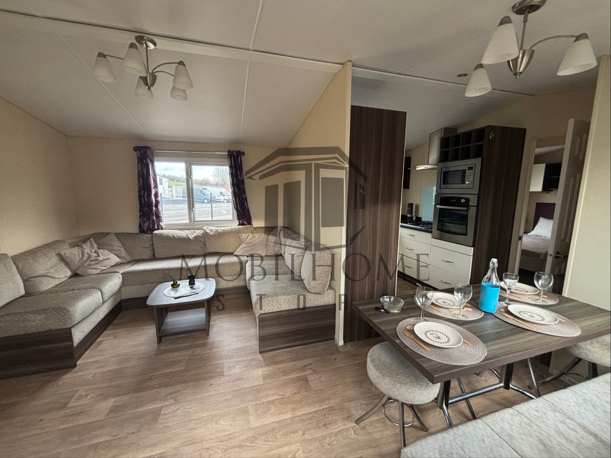 Séjour du mobil-home REGAL VILLA