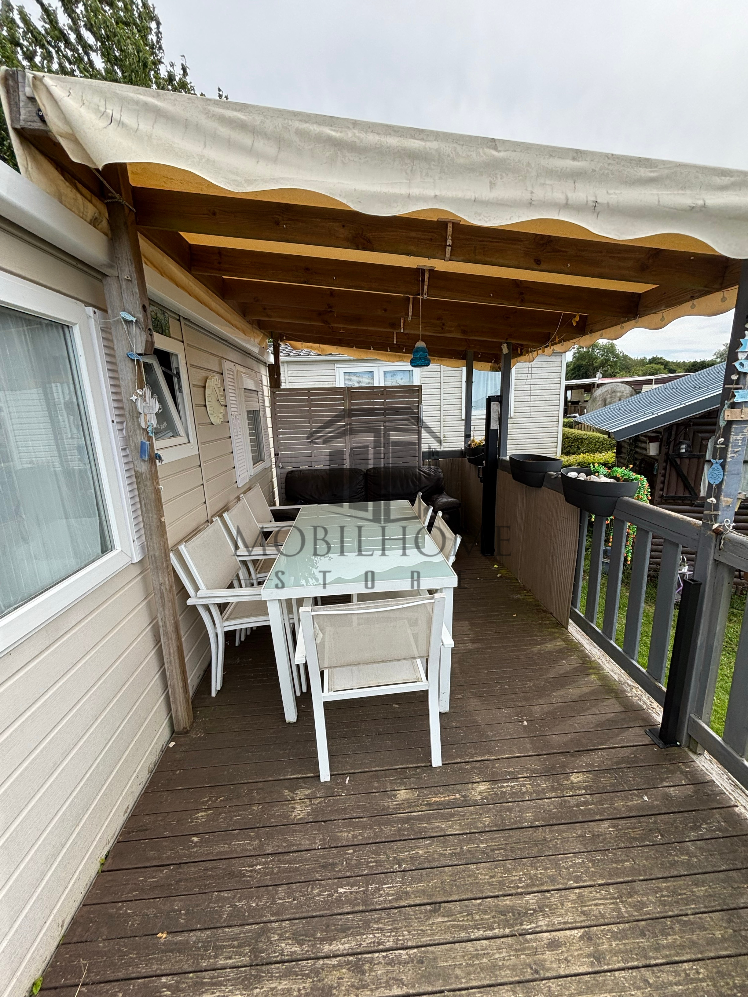 Terrasse du mobil-home P111