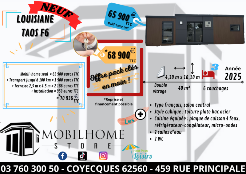 Affiche LOUISIANE TAOS F6