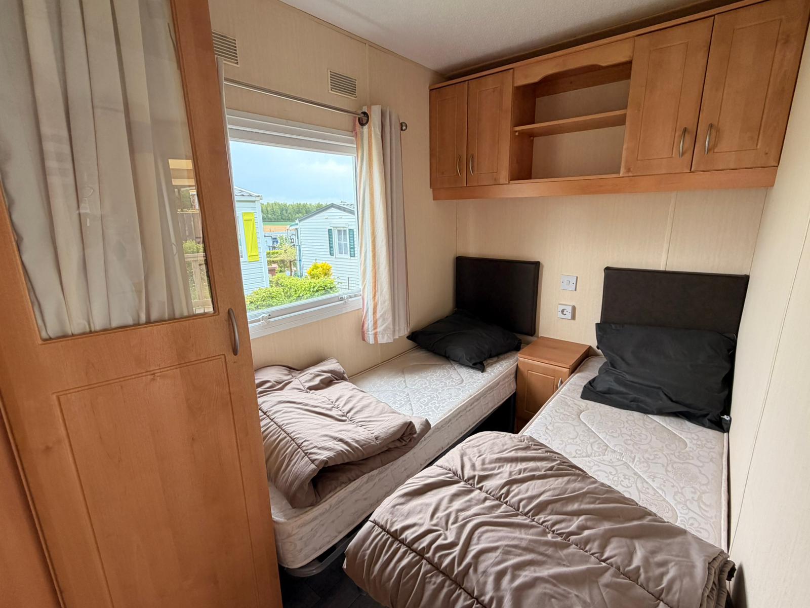 Chambre du mobil-home parcelle 117