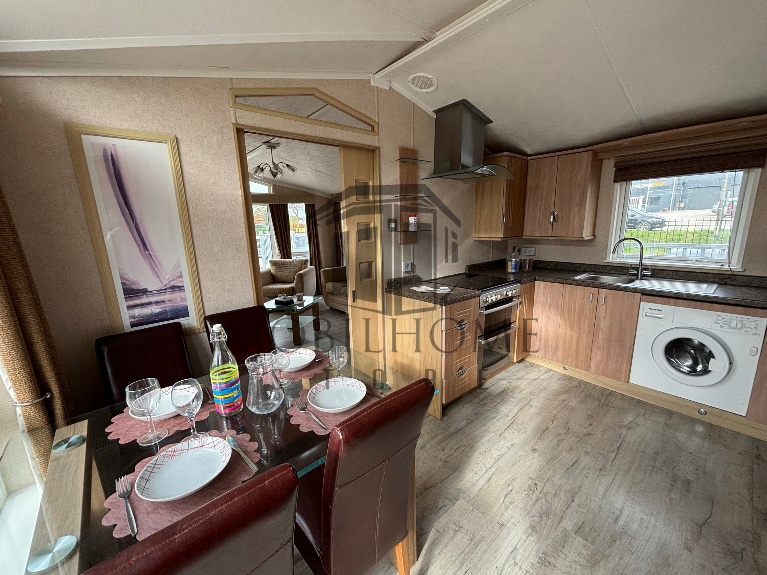 Coin repas du mobil-home WILLERBY VOGUE