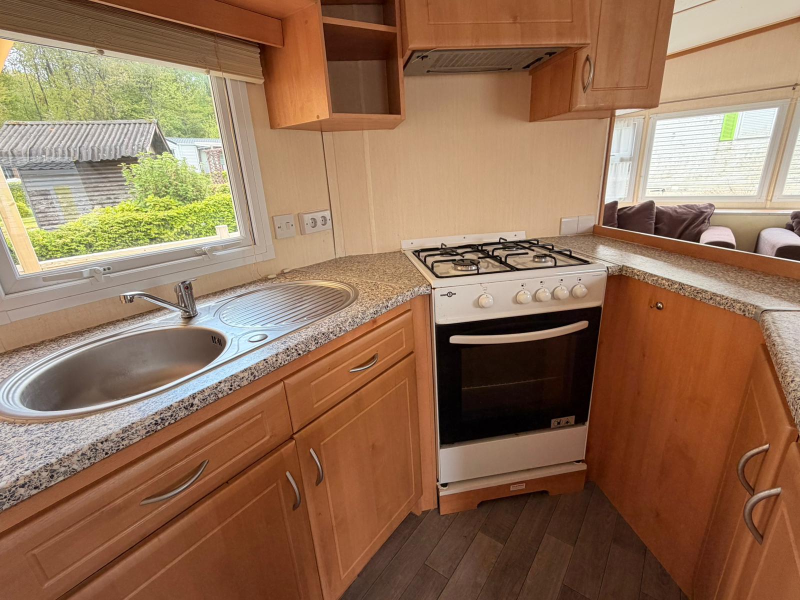 Cuisine du mobil-home parcelle 117