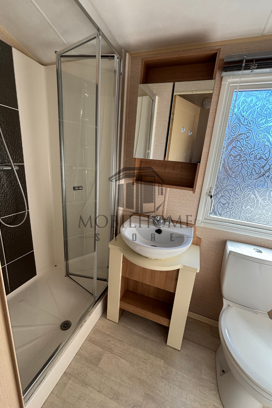 Salle d'eau du mobil-home WILLERBY NEW HAMPTON