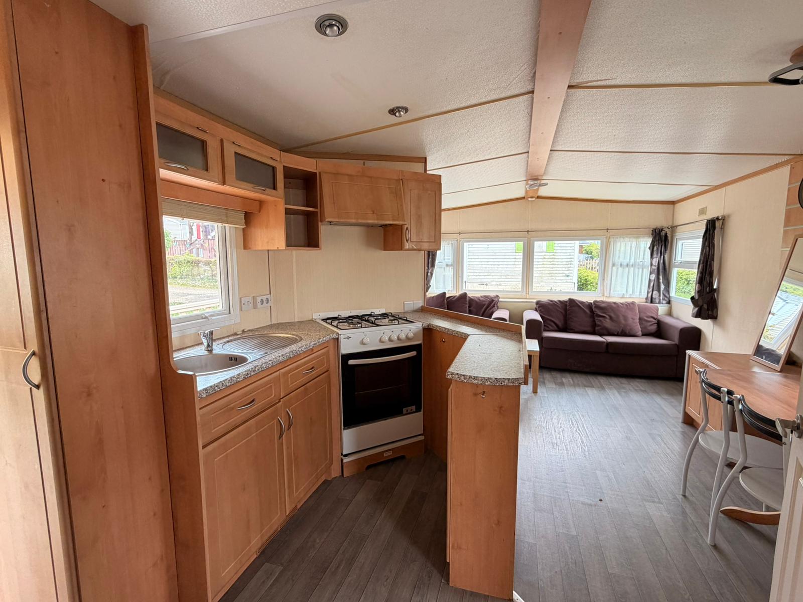 Séjour du mobil-home parcelle 117