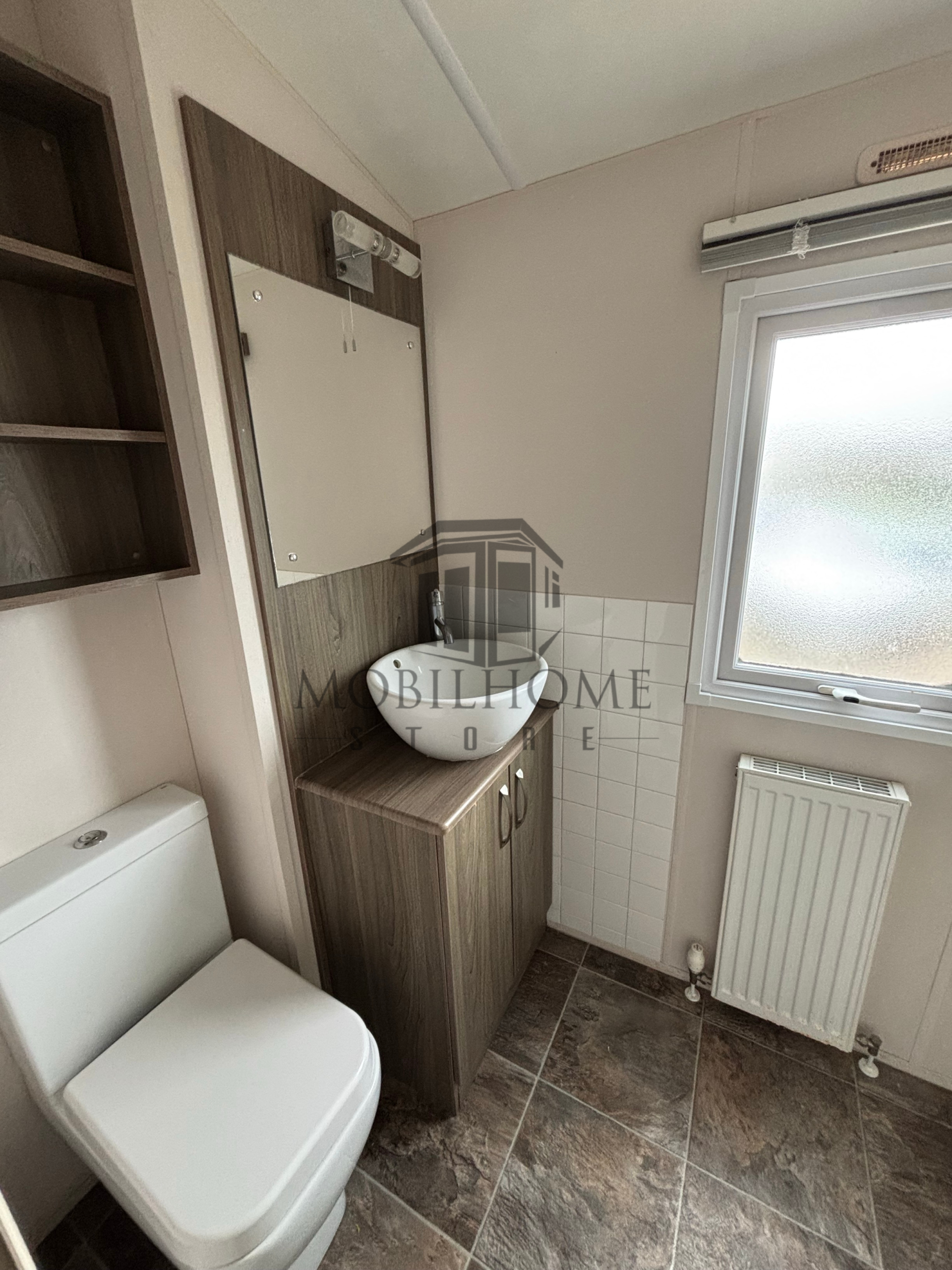 Toilette du mobil-home DELTA MONARCH