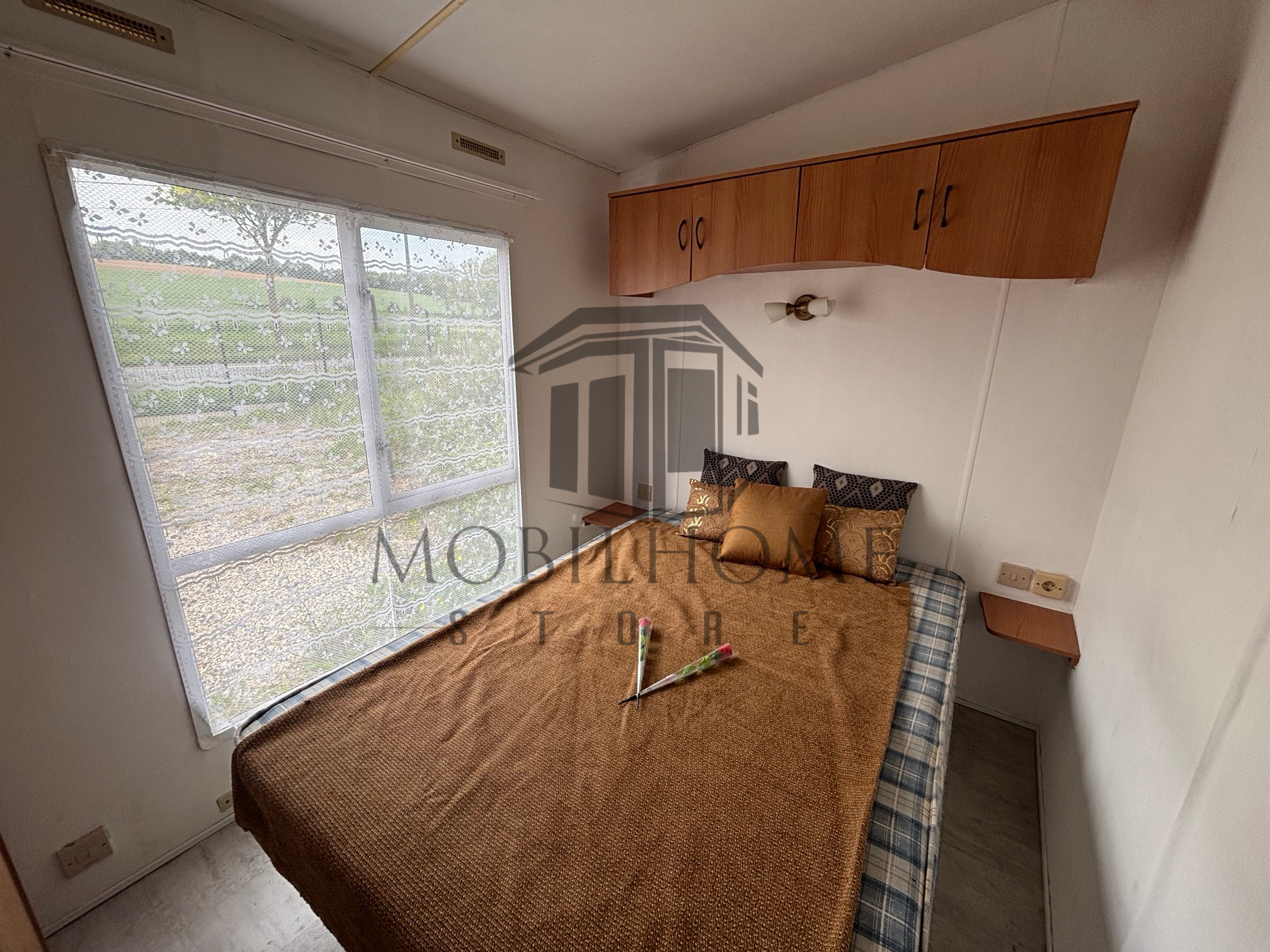 Chambre parentale du mobil-home COSALT BAYSDALE