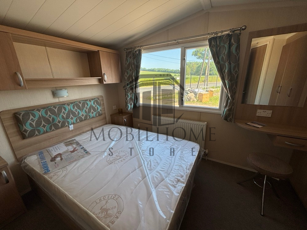 Chambre parentale du mobil-home SWIFT WOODLAND ESCAPE
