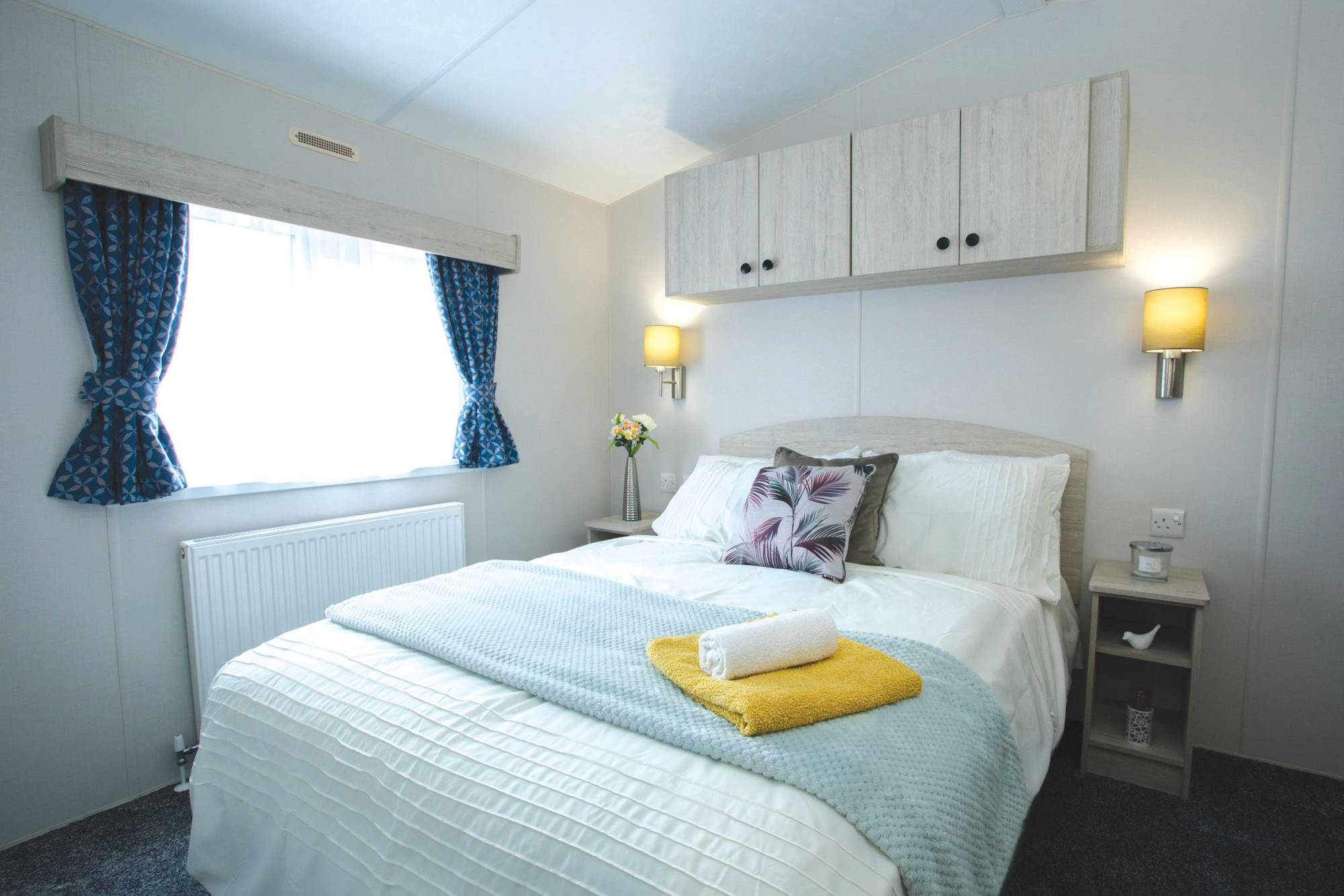 Chambre parentale du mobil-home DELTA SAFFRON