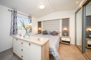 Chambre parentale du mobil-home SCALA