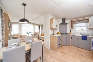 Coin repas du mobil-home BELLEVUE
