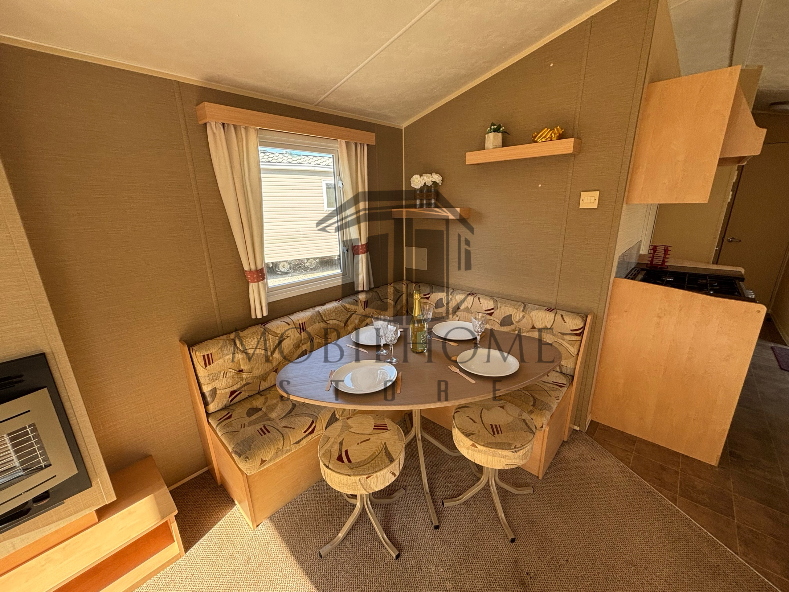 Coin repas du mobil-home WILLERBY SALSA