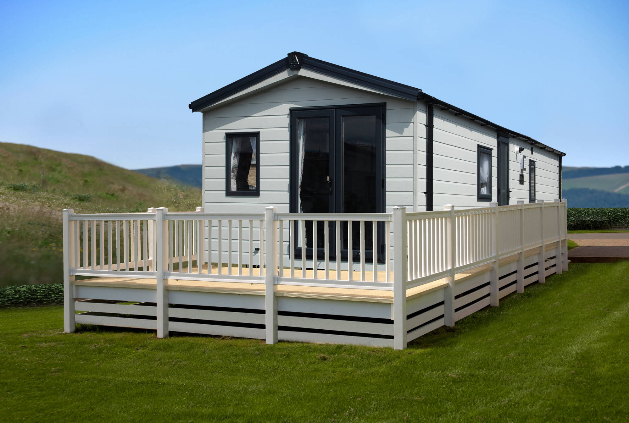 Devanture du mobil-home DELTA SAFFRON