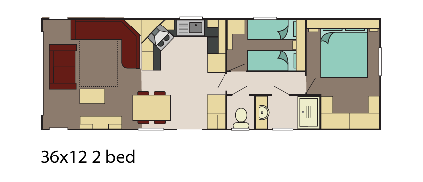 Plan du mobil-home ASMARA
