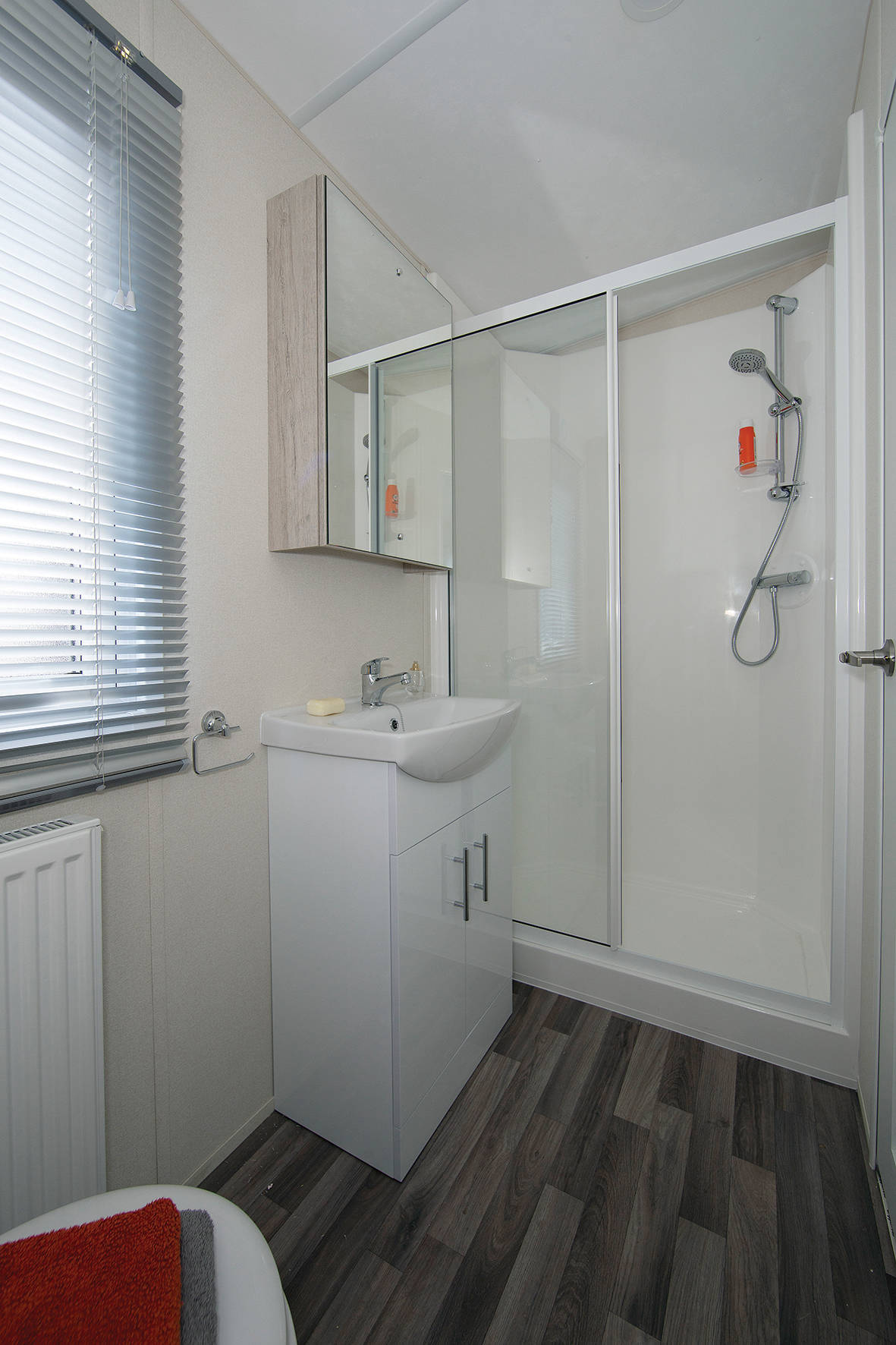 Salle d'eau du mobil-home DANBURY