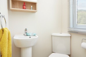 Salle d'eau du mobil-home WILLOW