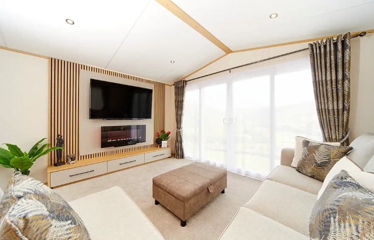 Salon du mobil-home CHANTRY LODGE