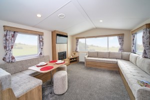 Salon du mobil-home ROSEWOOD