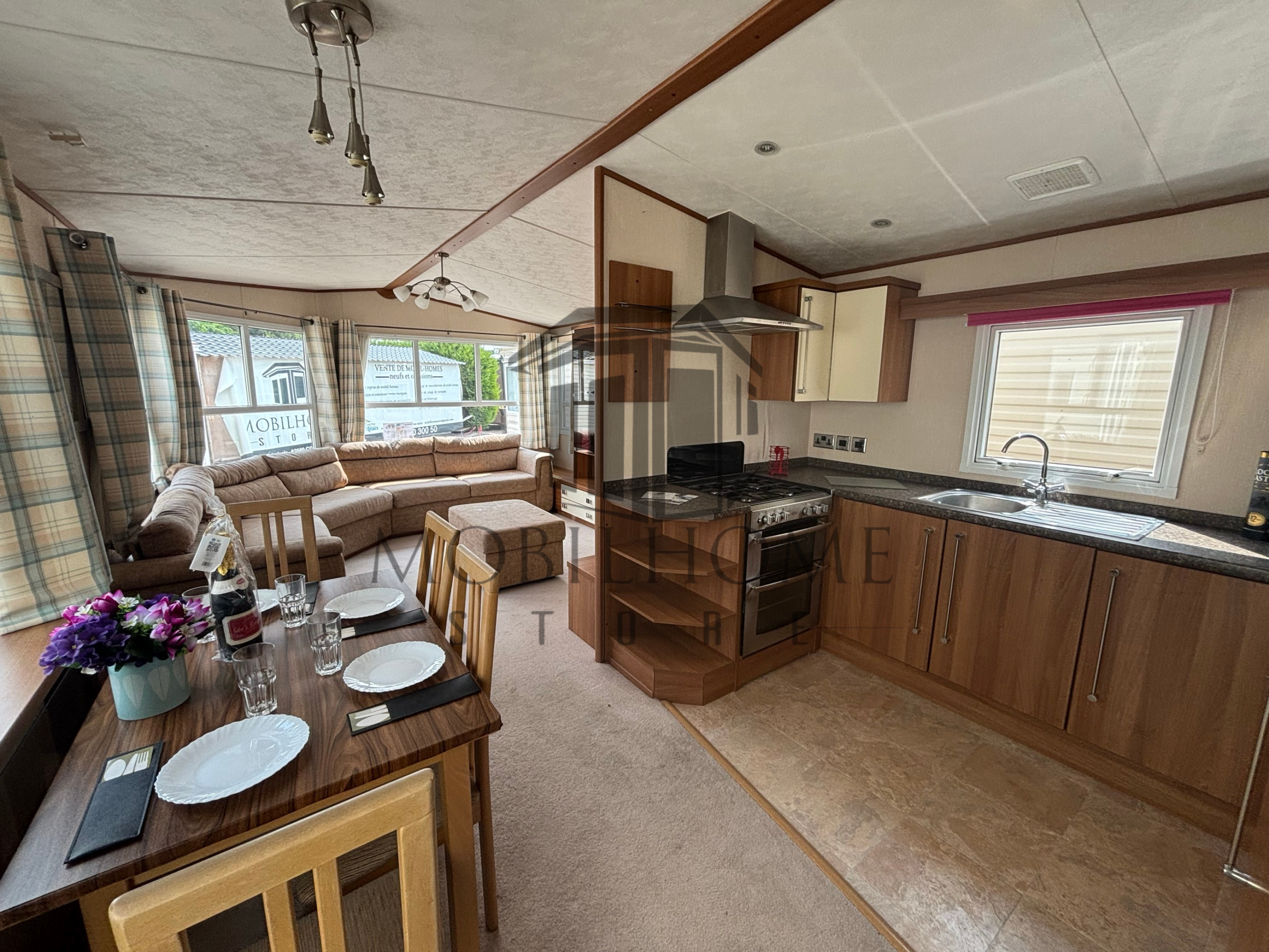 Séjour du mobil-home ABI CONNOISSEUR