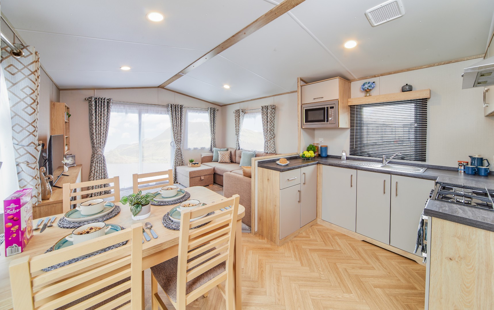 Séjour du mobil-home BAYVIEW