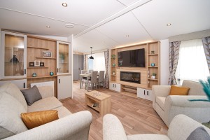 Séjour du mobil-home BELLEVUE