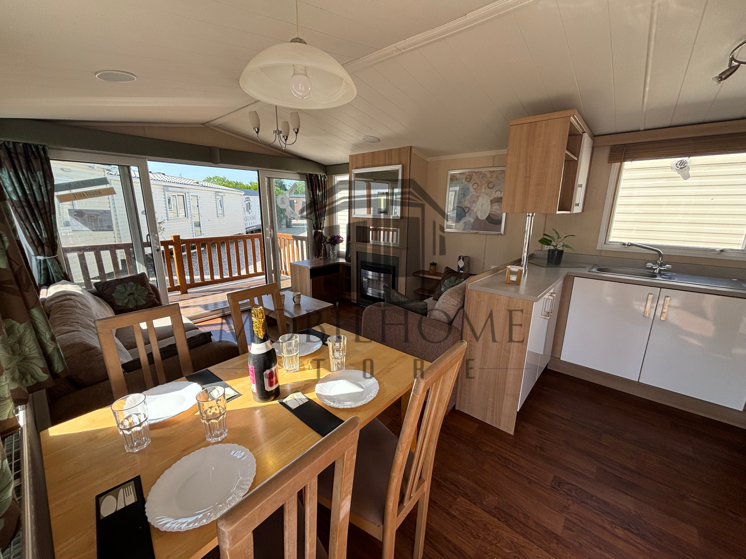 Séjour du mobil-home SWIFT WOODLAND ESCAPE