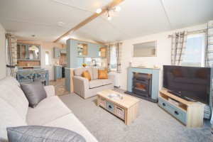 Séjour du mobil-home WILLOW